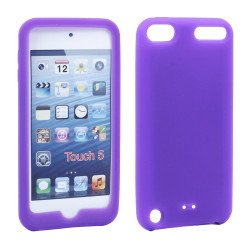 iPod Touch 5 Silicone Skin Case (Purple)
